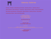 Tablet Screenshot of gatewaygalleries.com
